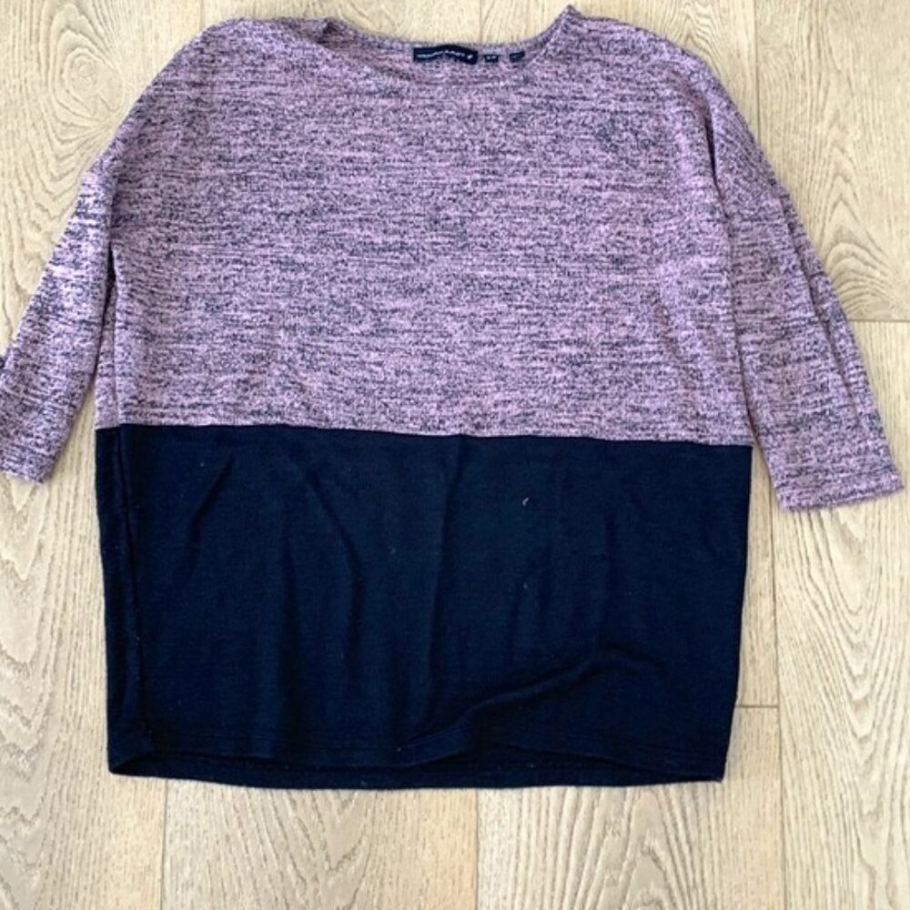 William east 3/4 length block sweater
